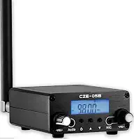YOVDA Transmissor Fm De 0,5 W Para Igreja, Transmissor De Rádio Fm De Longo Alcance, Mini Estação De Rádio Estéreo Com Entrada De Áudio Para Microfone De 3,5 Mm Para Cinema Drive-In, Estacionamento