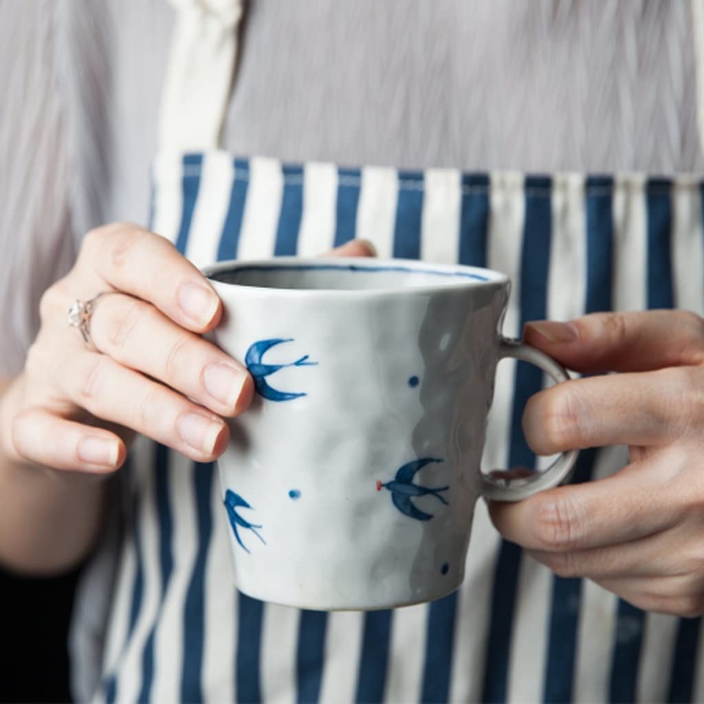 Tazza da Caffè Tazza di latte ceramica della tazza di acqua della famiglia della tazza di tè della tazza di tè della tazza del tè del tè del pomeriggio della tazza del tè del pomeriggio (8.4oz) Set di