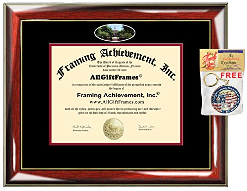 AllGiftFrames Rutgers University New Brunswick Diploma Frame Rutgers School Campus Photo Custom Degree Framing Double Matting Graduation Gift Bachelor Master MBA Doctorate PHD Certificate Holder Case