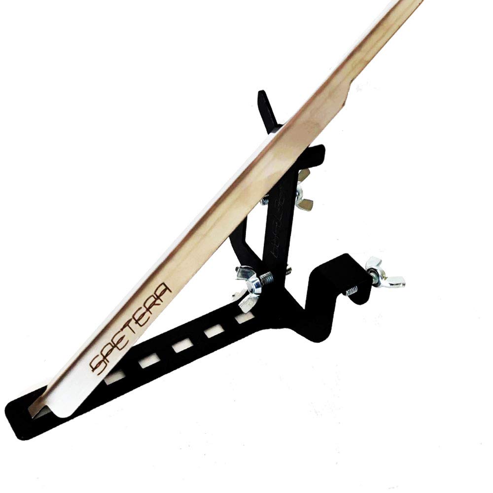 Soporte para adaptar a Barbacoa Espeto Acero Inoxidable 50cm para Asar Pescados (espetos sardinas, lubina, Dorada) y Carnes espetadas