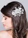 AW BRIDAL Flower Side Hair Clip Freshwater Pearl Wedding Headpiece Women's Hair Pin Comb