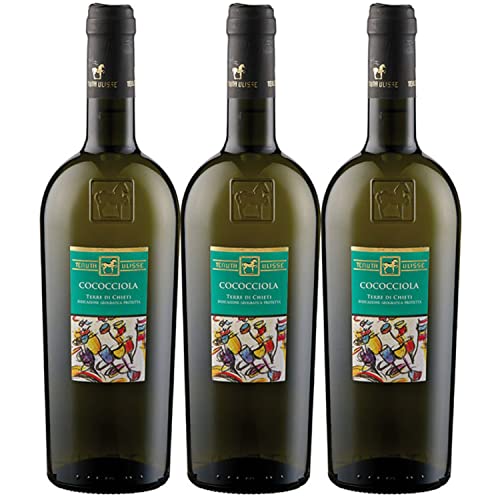 Tenuta Ulisse Cococciola Terre di Chieti Weißwein Wein Trocken IGP Italien I Versanel Paket (3 x 0,75l) Cover