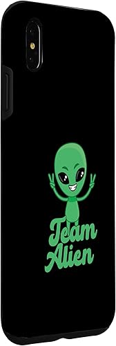 Vista 15 de iPhone 13 Pro para Alien Aliens Lovers Green Alien Meme Team Alien Skin Case