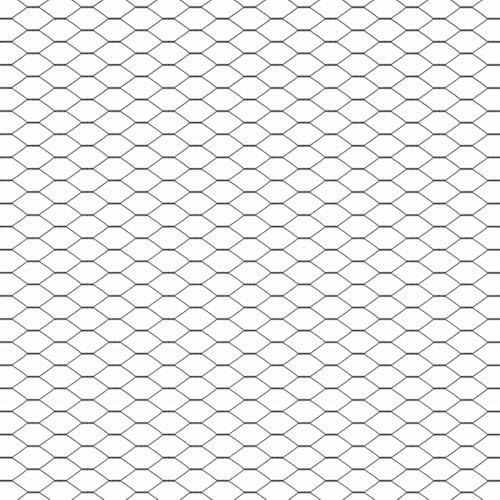 Clôture de jardin hexagonale PVC gris protection terrasse extérieur