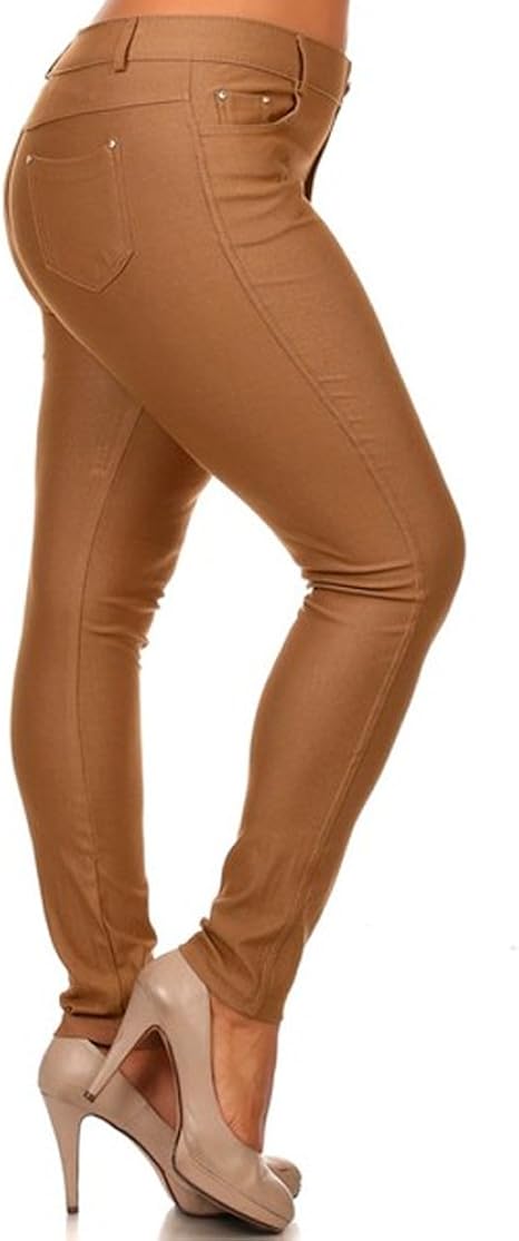 womens plus size khaki jeggings