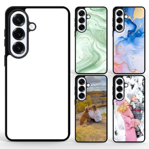 FOQENCCI 5 Pieces Sublimation Blank Phone Case Compatible for Galaxy S26