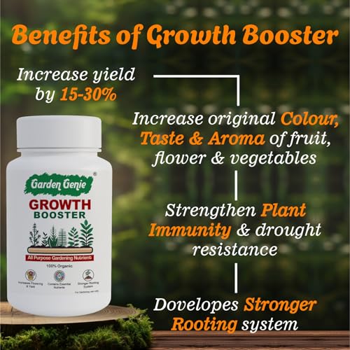 Image of Garden Genie Growth Booster Liquid Fertilizer for Plants, 250ml