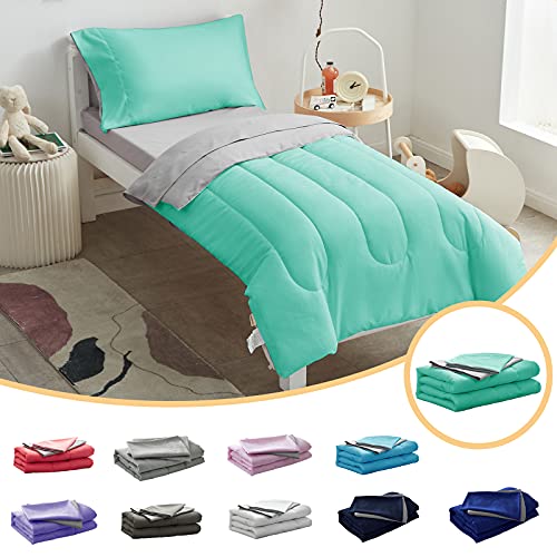 UOZZI BEDDING 4 Pieces Toddler Bedding Set Ultra Soft and