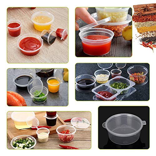 Confezione da 100 contenitori per slime, a prova