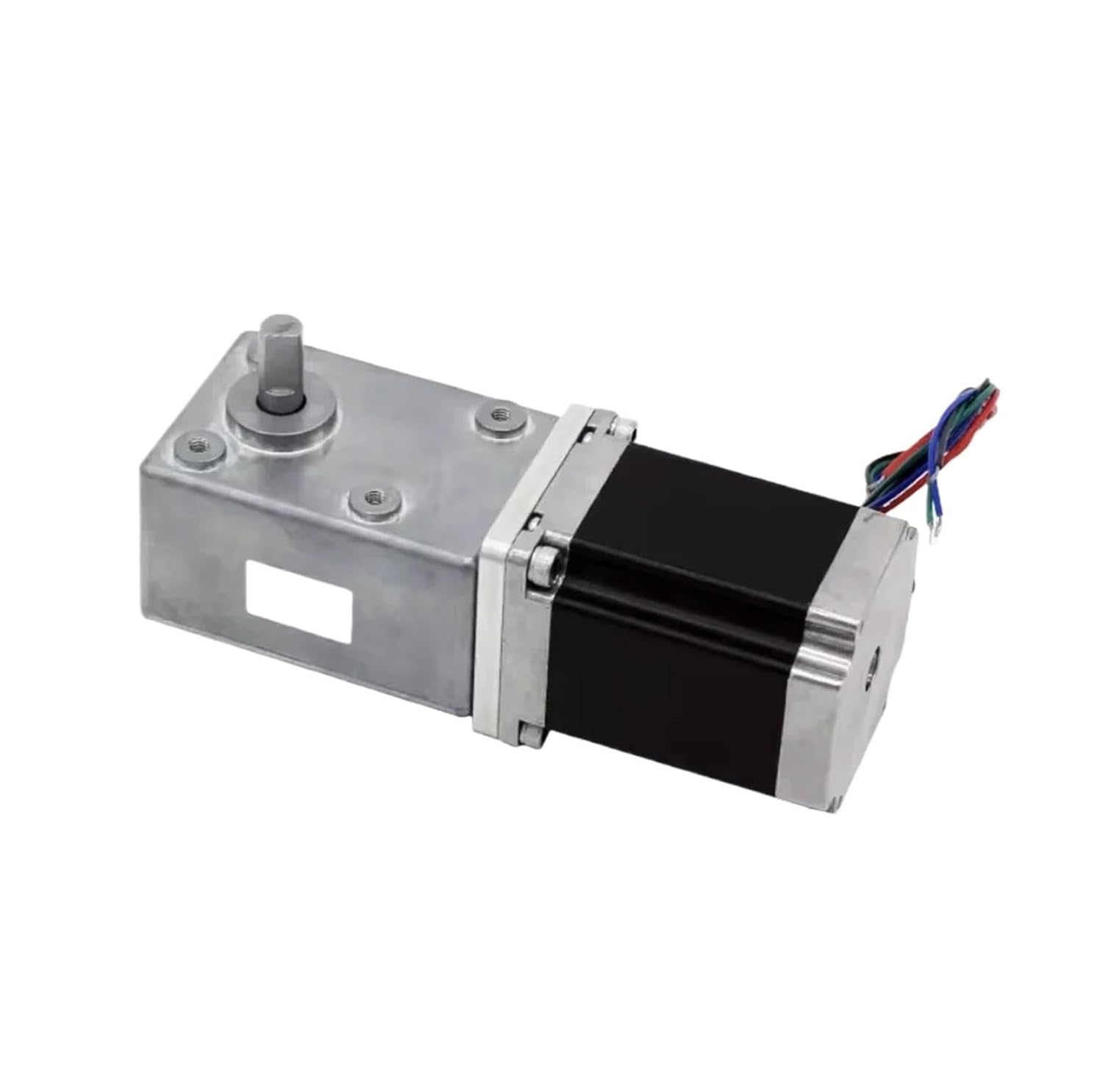 Reducer Motor Worm, 250kg.cm 57 Stepper Gear Right Angle All Metal Gearbox Drive High Torque Motor(1 to 15)