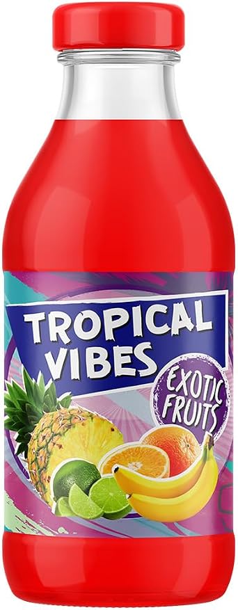 Tropical Vibes Exotic Fruits Drink |Exotic Flavors| Refreshing Summer Drink|Pack of 15.