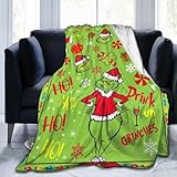 Christmas Blanket Super Soft Flannel Throw Blanket Cozy and Warm Blankets for Sofa Bedding Kids Adults Gifts 50'x40'