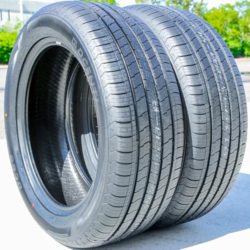 Set of 2 (TWO) Dcenti DC66 All-Season Truck/SUV Highway Radial Tires-275/60R17 275/60/17 275/60-17 110T Load Range SL 4-Ply BSW Black Side Wall UTQG 500AA