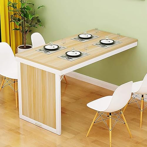 Table de salle à manger pliante murale pour résoudre le manque de place dans votre cuisine