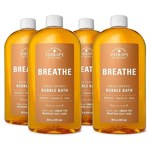 Village Naturals Breathe Bubble Bath Lemon Mint