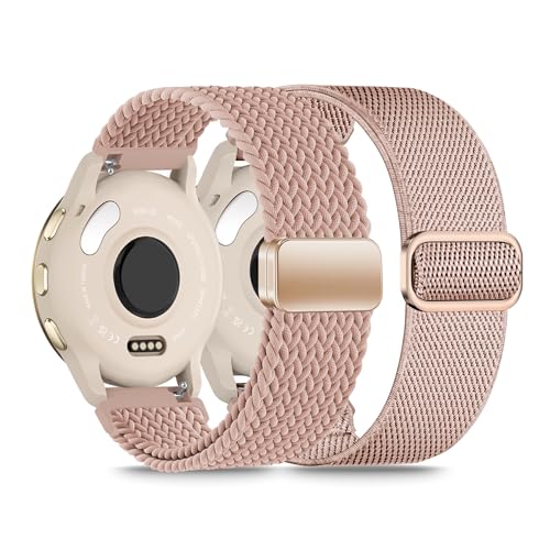 Laband ���C�ґg�i�C�����r���v�o���h 2�{�p�b�N Garmin Venu 3S/Venu 2S/Vivoactive 4S/Vivomove 3S/Venu 4 41mm/Forerunner 255S/Forerunner 265S�ɑΉ� 18mm