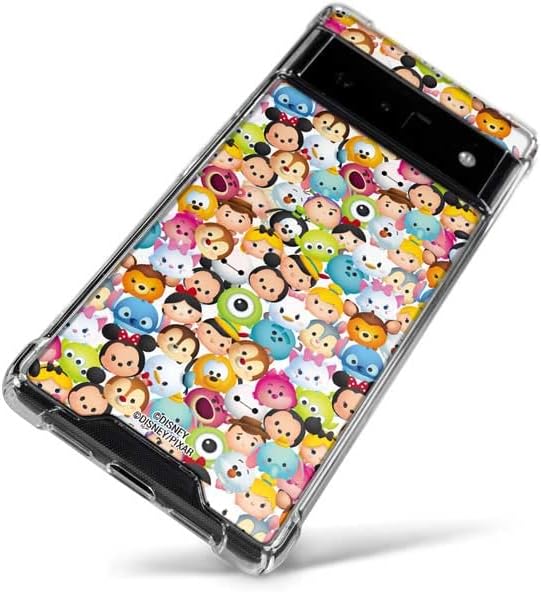 Skinit Clear Phone Case Compatible with Google Pixel 6 - Officially Licensed Disney Tsum Tsum Animated Characters Design