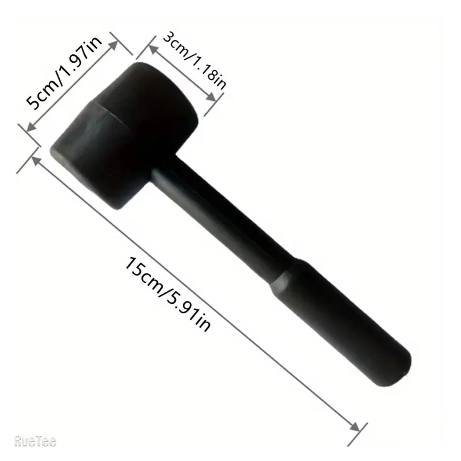 martillo Mazo de plástico de caucho negro