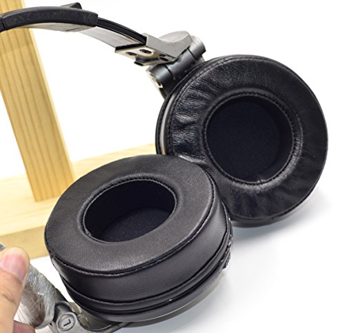 90Mm Diameter Real Sheepskin Leather Replacement Cushion Ear Pads For Akg K545 K845Bt K540 Headphone/Jbl E50Bt E50 Bt S500 S700 Headphone/Pioneer Hdj1000 Hdj2000 Hdj1500 Headphones #TOP3