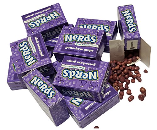 Wonka Nerds 60 Mini Cajas Moradas - SABOR A UVA