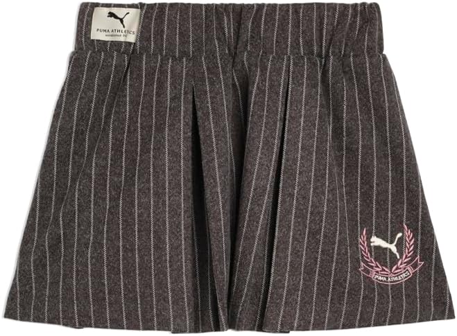 PUMA Kids Girls Class Pack Faux Wool Pleated Skort Casual - Grey
