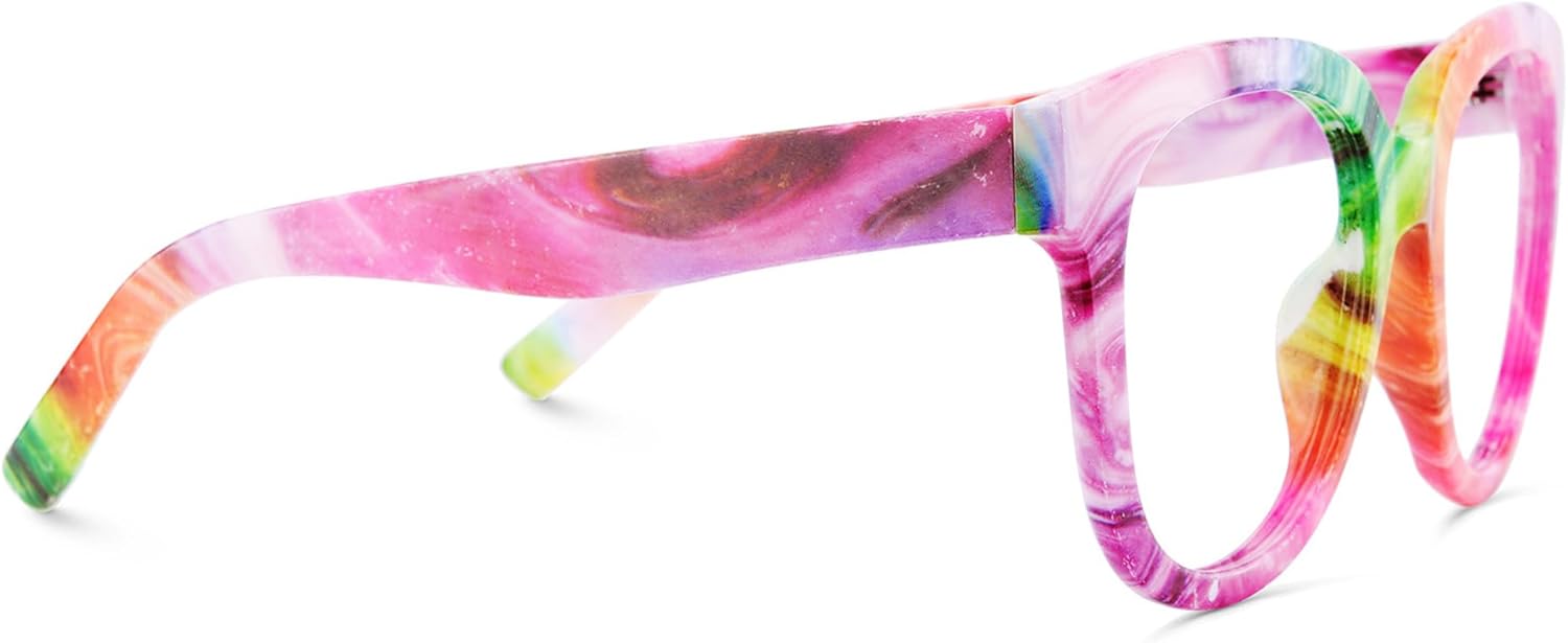 Zeelool Unisex Retro Oversized Square Blue Light Blocking Glasses Harrell ZOP049594 - Image 8