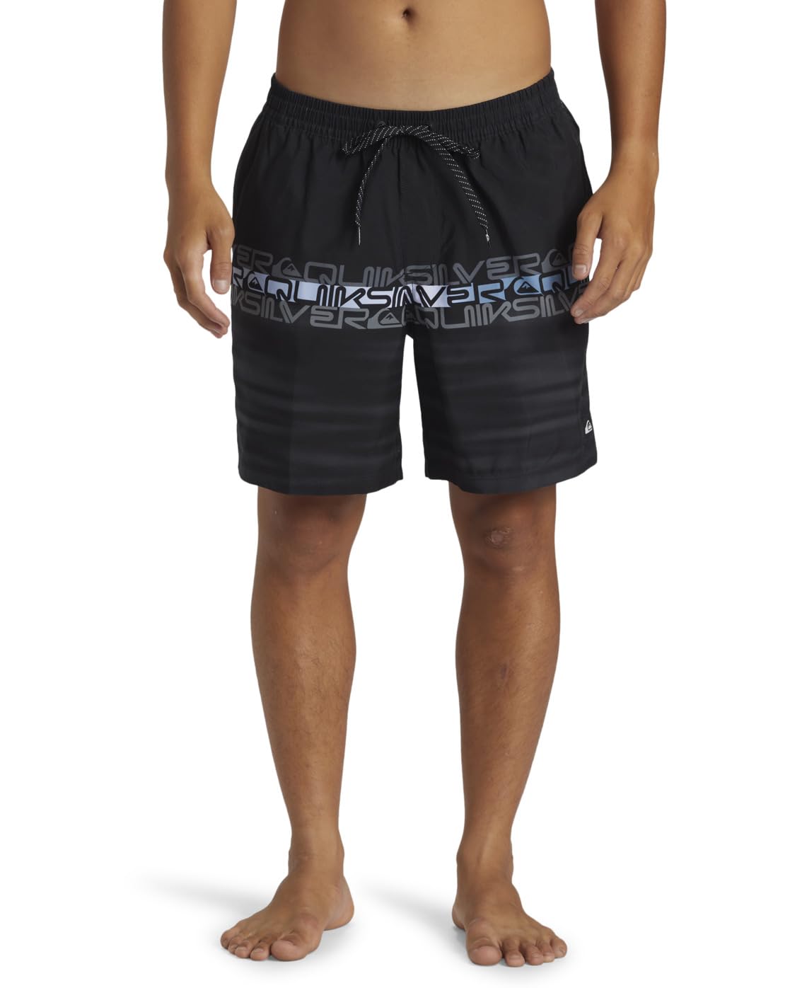 Quiksilver Everyday Wordblock Volley 17" - Short de Natación para Hombre