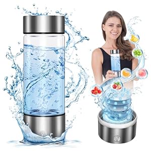 Hydrogen Water Bottle[Upgraded Second Generation Ionic Membrane],Generator with SPE PEM Technology,Improve Water Quality in 3 Minutes,for Office, Sports, Travel and Gifts.