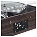 Victrola Eastwood – Bluetooth Record Player – 3-Speed Turntable, Premium MM Cartridge, Vinyl Stream for Wireless Streaming, Removable Dust Cover, Built-in Speakers (Espresso)