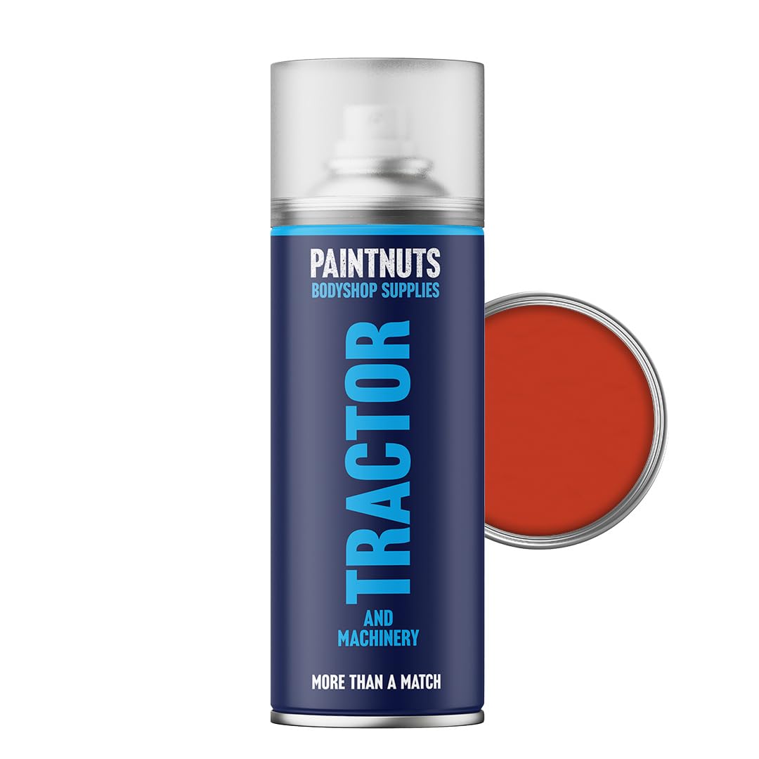 Paintnuts Zetor Red Tractor & Machinery Paint Suitable For (Ral2002) - 400Ml Aerosol