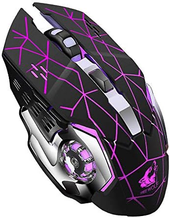 Rechargeable X8 Wireless Silent LED Backlit USB Optical Ergonomic Gaming Mouse Cheap Clearance