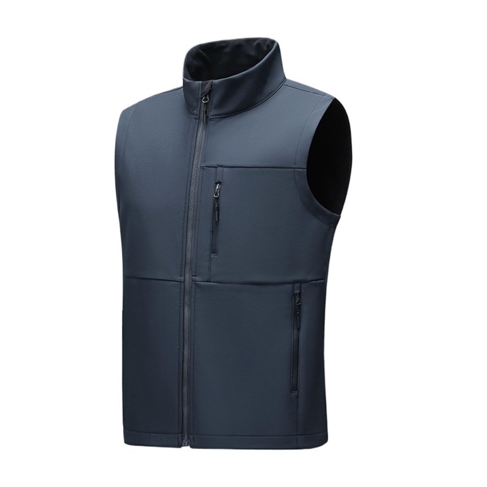 Ciepła Kamizelka Outdoorowa Męska Kamizelka Softshell Odzież Wierzchnia Lekka, Wiatroszczelna Kurtka Bez Rękawów Z Podszewką Bodywarmer