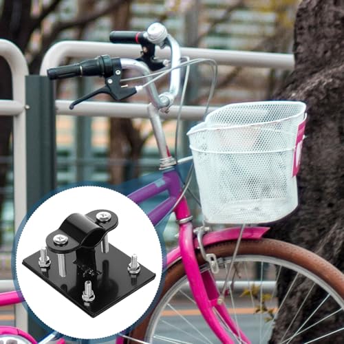 Soporte de cesta para bicicleta resistente que evita balanceos 7