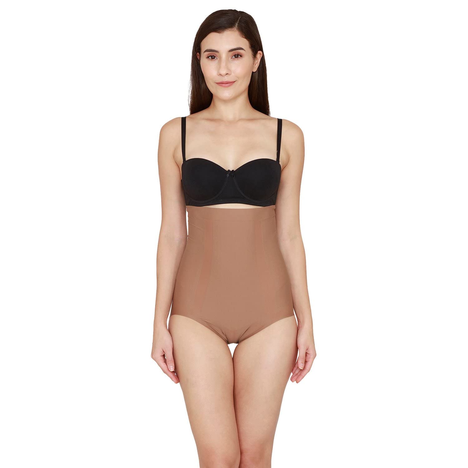 zivame Women's Polyester Shaper Brief Slim Fit Solid Shapewear Bodysuit-picture-27