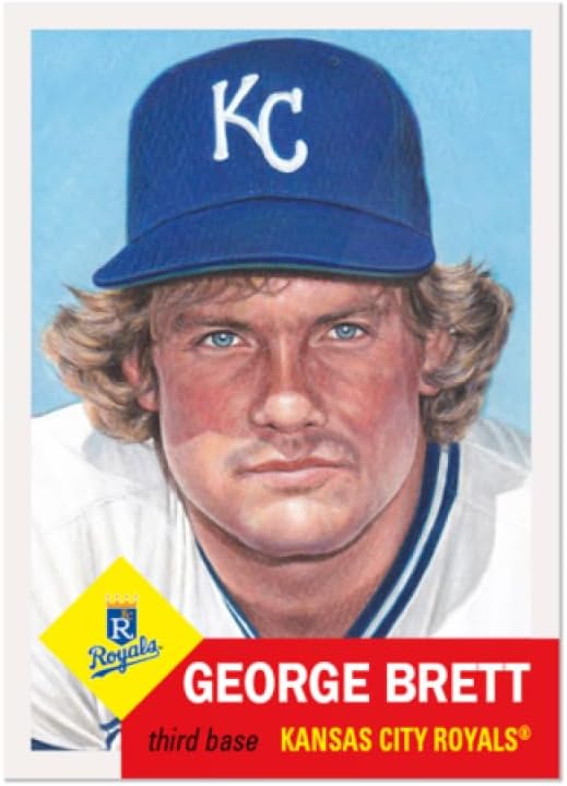 2020 Topps The MLB Living Set Baseball #287 George Brett Kansas City Royals ONLINE EXCLUSIVE MLB Trading Card (A Continuation Set Begun in 2018)
