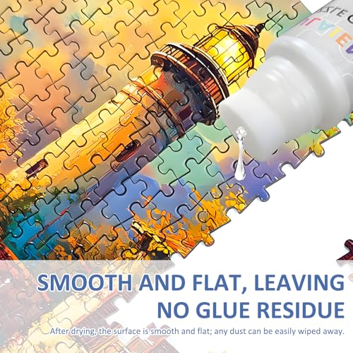 Rbleote Puzzle Kleber Puzzlekleber 260ml*2 Mit Einfachem Schwammkopf Und Applikator Geeignet Für Kinder Und Erwachsene