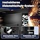 Grimtron Biometrischer Fingerabdruck-Tresor – 22L Sicherheitsbox mit LED-Beleuchtung, leisem Modus, beleuchtetem Tastenfeld, rostfrei & diebstahlsicher