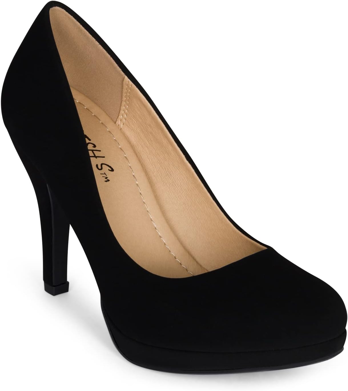 SAGE ~ Womens Platform Pumps High Heel Closed Toe Classic Dress Heels - Image 3