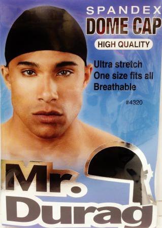AnnieMr. Durag Spandex Dome Cap (Black) #4320