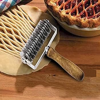 パイ生地カットローラー　アップルパイの編みがけ専用 Amazon｜パイ生地ローラー、パイ生地ローラー ステンレス鋼