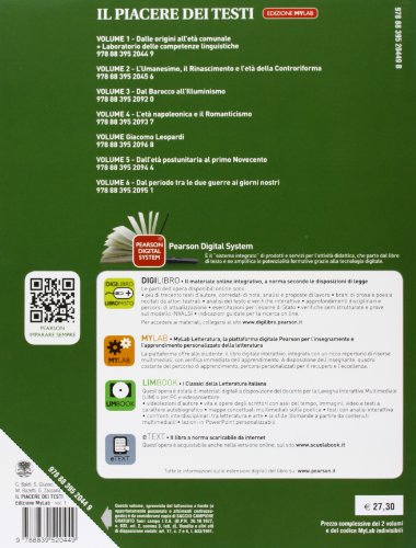 Piacere dei testi. con MyLabLetteratura. per le