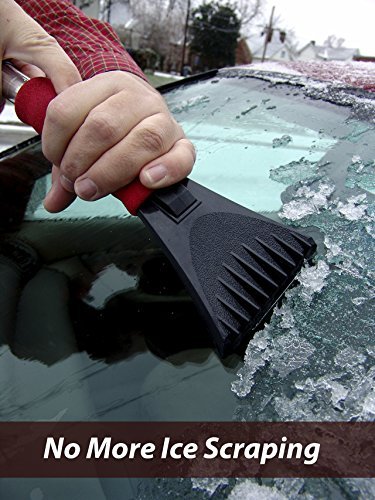 X-Shade Windshield Snow Cover 57 X 74 Inches Best Car Magnetic Windshields Guard From Frost - Comes With Non-Slip Pad #TOP3