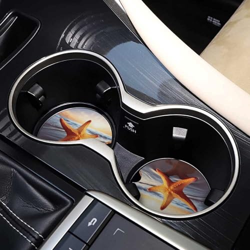 Posavasos para autos decorativos Starfish 2 unidades miniatura 7