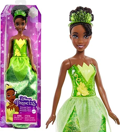 Disney Princess Dolls, New for 2023, Cinderella Posable Fashion Doll with Sparkling Clothing and Accessories, Disney Movie Toys, HLW06