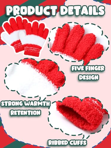 Image of Syhood 5 Pairs Kids Winter Gloves
