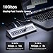 Gitfos Powered USB Hub,13 in 1 USB 3.2 Hub, USB C Hub with PD 100W, USB C 45W Charging,10Gbps Data, 7 USB A 3.0 Ports, 65W Power Adapter and 3.3FT Cable, Aluminum USB Hub for PC,Laptop,MacBook,iPad
