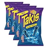 TAKIS - Snack au maïs Blue Heat - 1 x 100 g (Lot de 4)