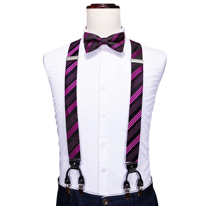 Set de Tirantes y Corbatín de Seda para Hombre miniatura 3