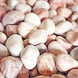 [NITTO SEKKO]砂利 ガーデン用砂利 石 化粧砂利 防犯 除草 和風 庭石 小石 庭 駐車場 (ベリーミルクスプレッド3cm, 20kg)