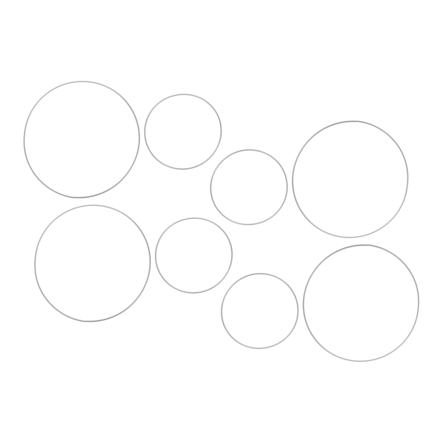 Anillos de metal para manualidades que solucionan la pérdida de forma en tejidos de macramé